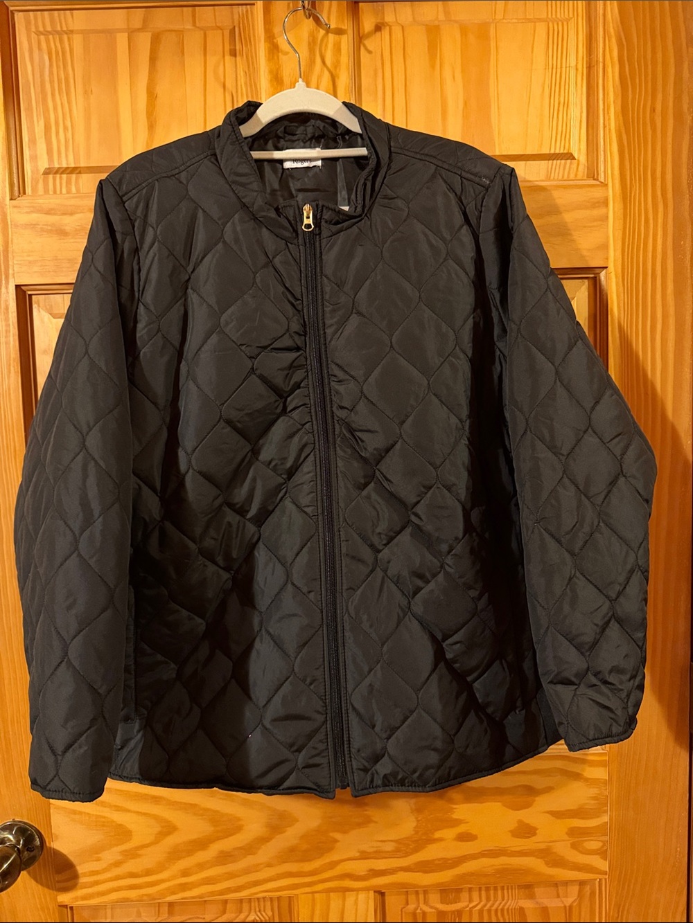 Kim Rogers Black Quilted Puffer Jacket
